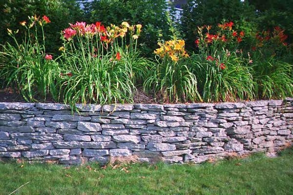 stone amphitheater seating with grass